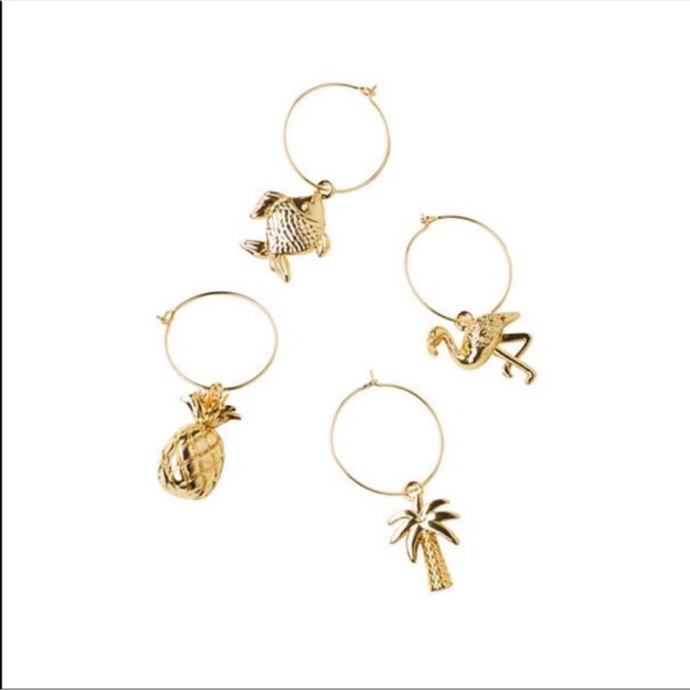 Lilly Pulitzer Drink Charms NWT